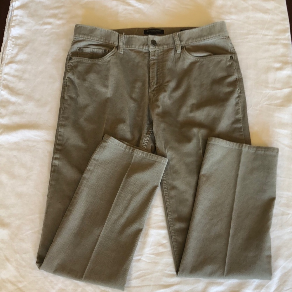 Banana Republic Tan Slim Fit 33X34 Corduroy Pants